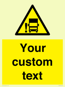 Custom warning blindspot